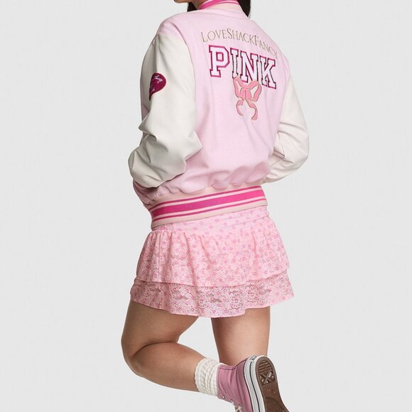 Victoria's Secret, Pink x Love Shack Fancy M, Limited Edition Varsity Jacket - Picture 5 of 5